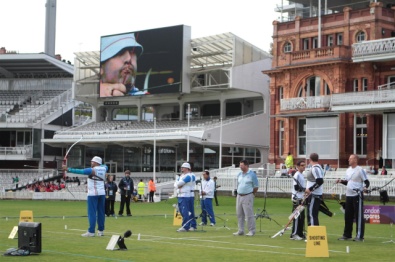 Gli azzurri al Lord's Cricket Ground durante la Preolimpica di Londra 2011 (foto Dean Alberga)
