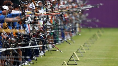 La linea di tiro olimpica nella foto del sito london 2012