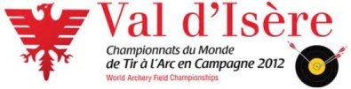 Il Logo ufficiale del Mondiale di Tiro di Campagna 2012 in Val d'Isere