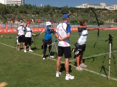 Gli azzurri nelle prove di stamattina a Mersin