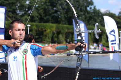 Mauro Nespoli impegnato oggi sia nella finale a squadre che in quella del Mixed Team