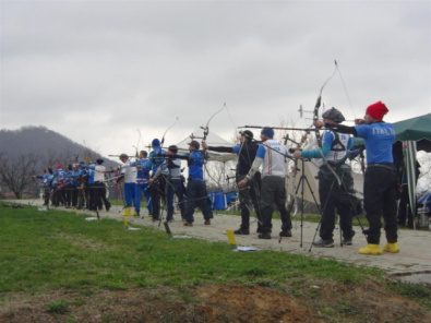 Gli azzurri sulla linea di tiro all'aperto del CTF di Cantalupa