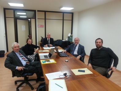 La riunione della Commissione Campagna e 3D con Tombesi, Poddighe, Botto, Gotelli e Bendinelli