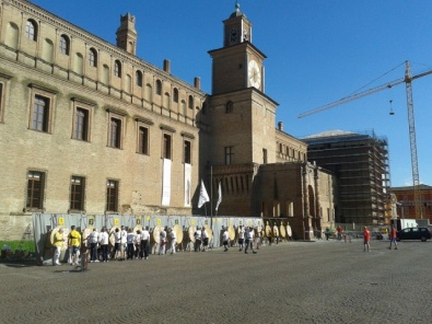 I tiri di prova in piazza dei Martiri