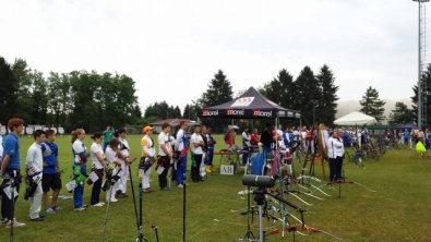 La linea di tiro con i protagonisti dei campionati regionali lombardi.