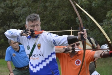 L'azzurro Fantozzi in azione