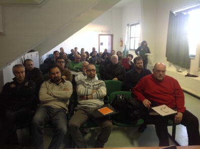 La sala che ha ospitato il corso