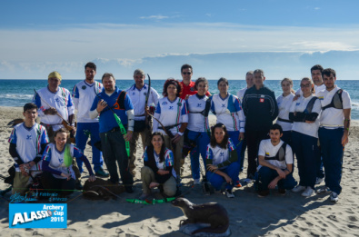 Arcieri sulla spiaggia