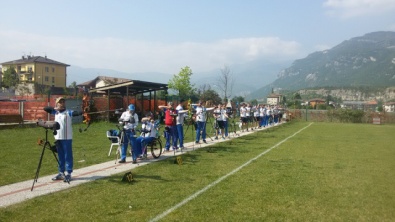 Gli azzurri in raduno al Palakomsos di Rovereto