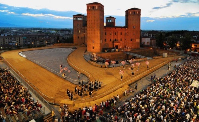 Panoramica del Castello degli Acaja