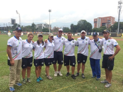 Gli azzurri a Medellin