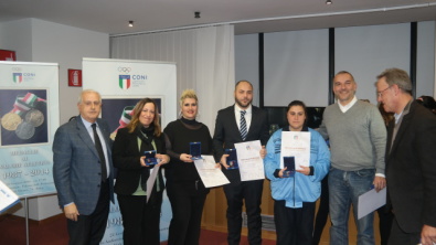 I premiati con la stella del Coni