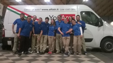 Il team Ianseo con il nuovo camion regia