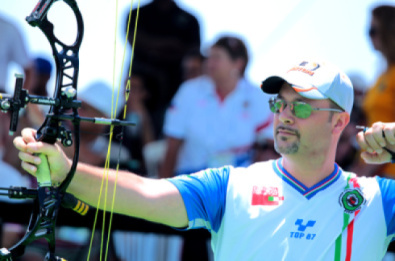 Sergio Pagni impegnato in maglia azzurra