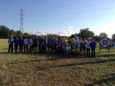 I giovani partecipanti all'attività a Roma