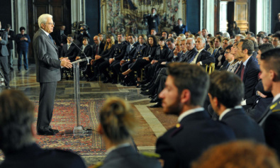 Il Presidente della Repubblica Sergio Mattarella