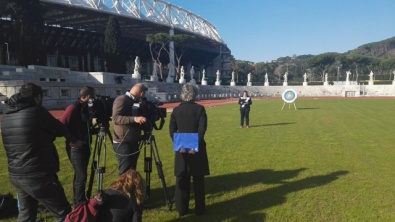 Uno scatto dalla giornata di intervista