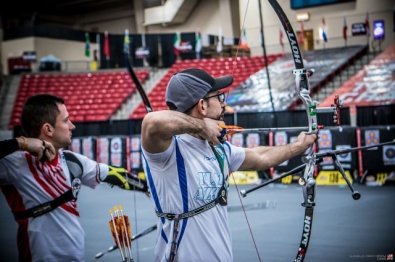 Massimiliano Mandia a Las Vegas (foto a cura della World Archery)