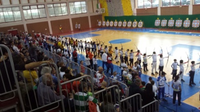 La linea di tiro della competizione