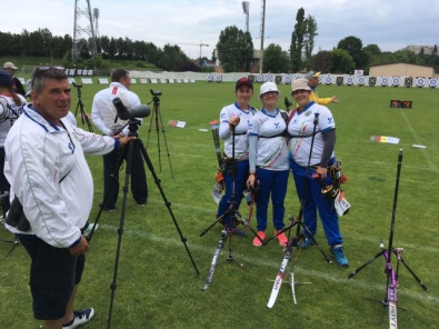 La squadra femminile dell'arco olimpico