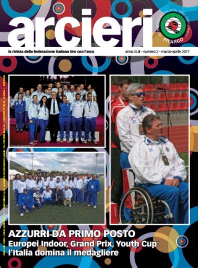 La copertina dle secondo numero dle 2017 di Arcieri