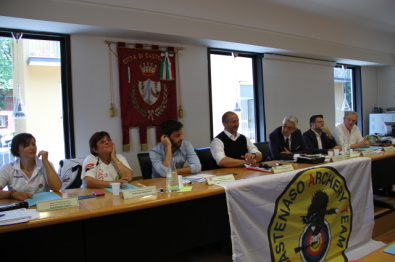 I relatori durante la conferenza stampa di Castenaso