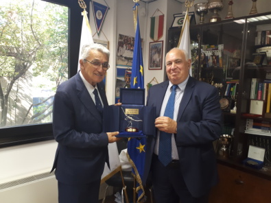 Il Presidente e il Segretario Carboni