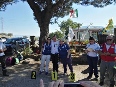 Uno dei podi della gara