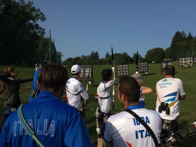 Gli azzurri in Slovenia