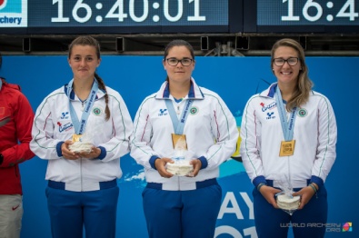 Le campionesse del Mondo ANDREOLI, BOARI, LANDI