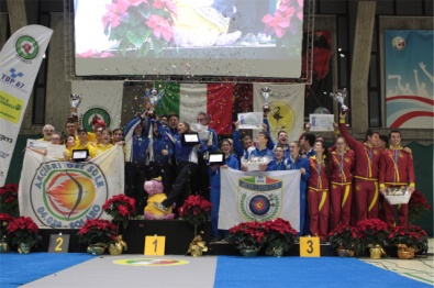 Il podio della Coppa Italia Centri Giovanili 2017