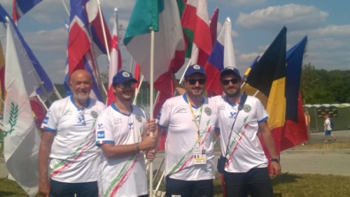 Panariello e Vaccaro con i coach
