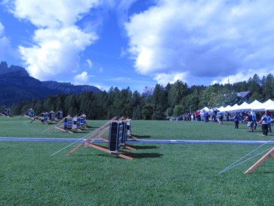 I tiri di prova a Cortina