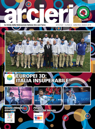 La copertina del nuovo numero di Arcieri