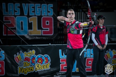 Wijler durante la finale (foto a cura di World Archery)