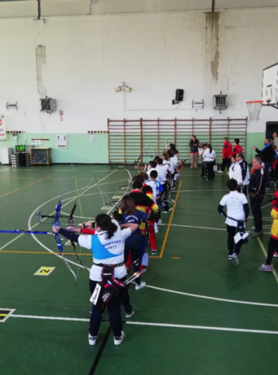 Gli atleti in gara