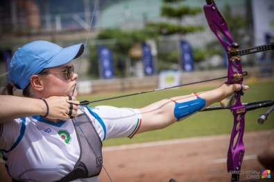 Lucilla Boari in campo a Medellin