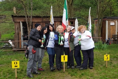 Il podio dei Campionati Regionali 3D del Piemonte