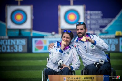 I campioni del mondo in carica Mijno e Travisani
