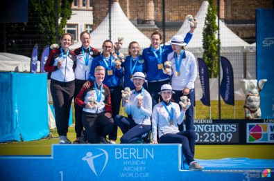 Le azzurre del ricurvo oro a Berlino