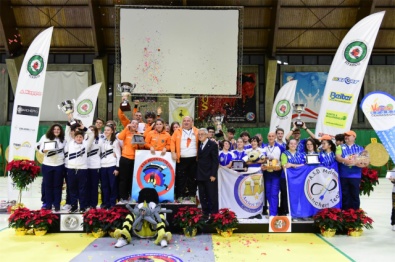 Il podio della Coppa Italia Giovanile