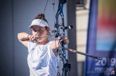 Elisa Bazzichetto in maglia azzurra