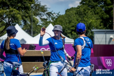 Le azzurre sul campo delle finali