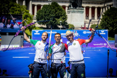 La squadra olimpico masschile azzurra durante la finale