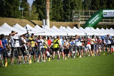 La linea di tiro degli ultimi Campionati Italiani Targa