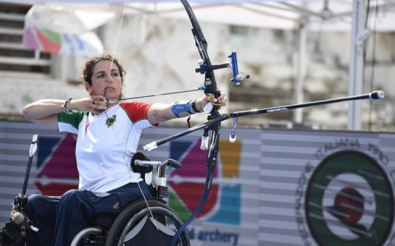 Elisabetta Mijno in maglia azzurra