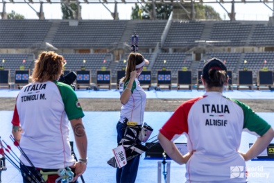le azzurre durante le eliminatorie