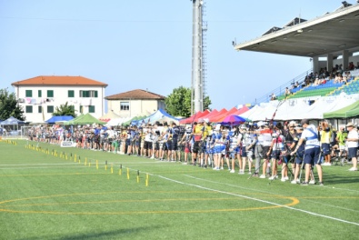La linea di tiro dell'olimpico