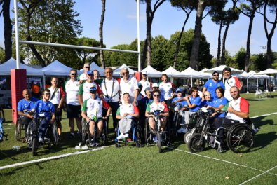 Gli azzurri a Roma due anni fa