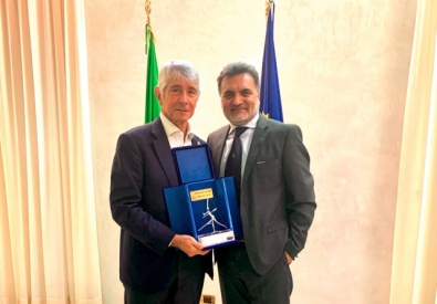 il presidente Polidori con il ministro Abodi